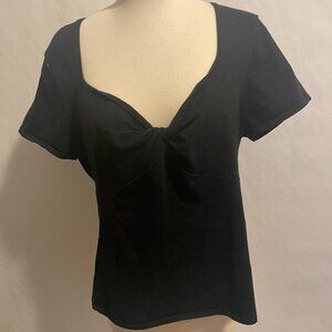 Spenser Jeremy Black Stretchy Top Women's XL